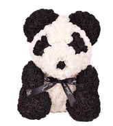 Ursulet din trandafiri de spuma tip panda